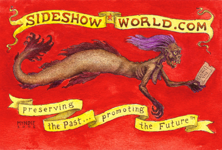 "Logo for SideshowWorld.com" is copyright © 2005 by James G. Mundie. All rights reserved.  Reproduction prohibited.