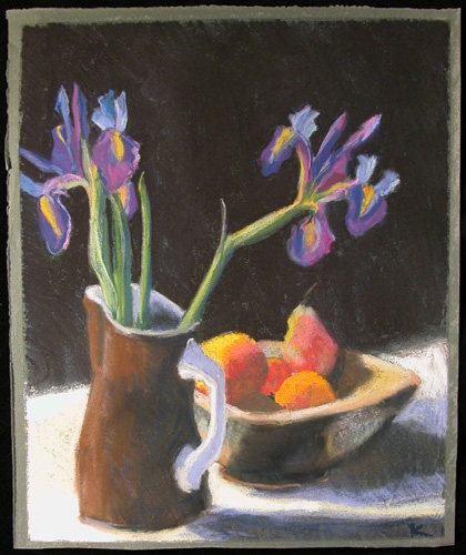 "Irises, Pears and Tangerines" is copyright    2005 by Kate Kern Mundie. All rights reserved.  Reproduction prohibited.