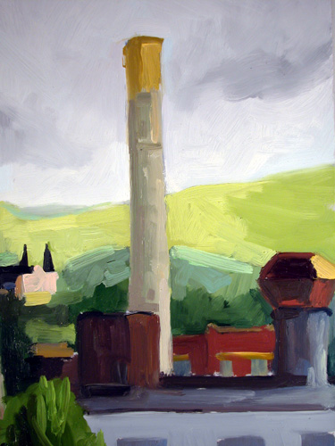 "Wilkes-Barre with Smokestacks" is copyright  2006 by Kate Kern Mundie. All rights reserved.  Reproduction prohibited.