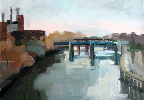 "South Street Bridge (Winter)" is copyright  2007 by Kate Kern Mundie. All rights reserved.  Reproduction prohibited.