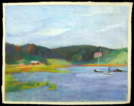 "Wellfleet Harbor" is copyright    2004 by Kate Kern Mundie. All rights reserved.  Reproduction prohibited.