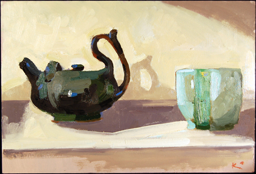 "Teapot and Bowl" is copyright  2006 by Kate Kern Mundie. All rights reserved.  Reproduction prohibited.