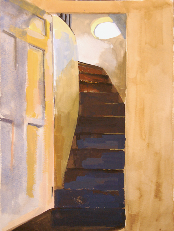 "Old Stairs (Pennsylvania Hospital)" is copyright  2008 by Kate Kern Mundie. All rights reserved.  Reproduction prohibited.