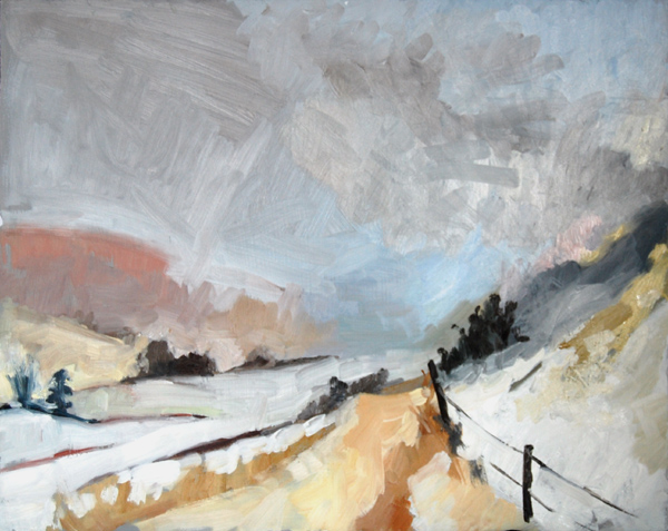 "Fog and Snow (Scotland)" is copyright  2008 by Kate Kern Mundie. All rights reserved.  Reproduction prohibited.