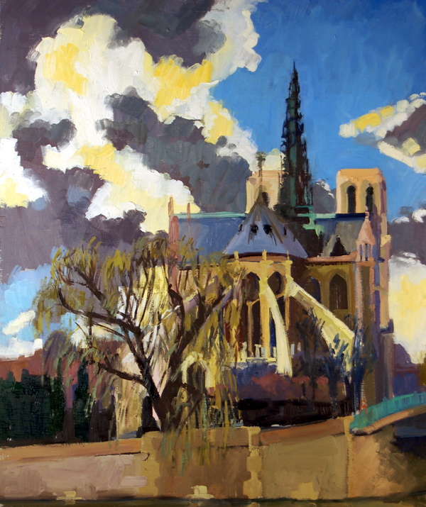 "Notre Dame from Ile Saint-Louis" is copyright  2008 by Kate Kern Mundie. All rights reserved.  Reproduction prohibited.