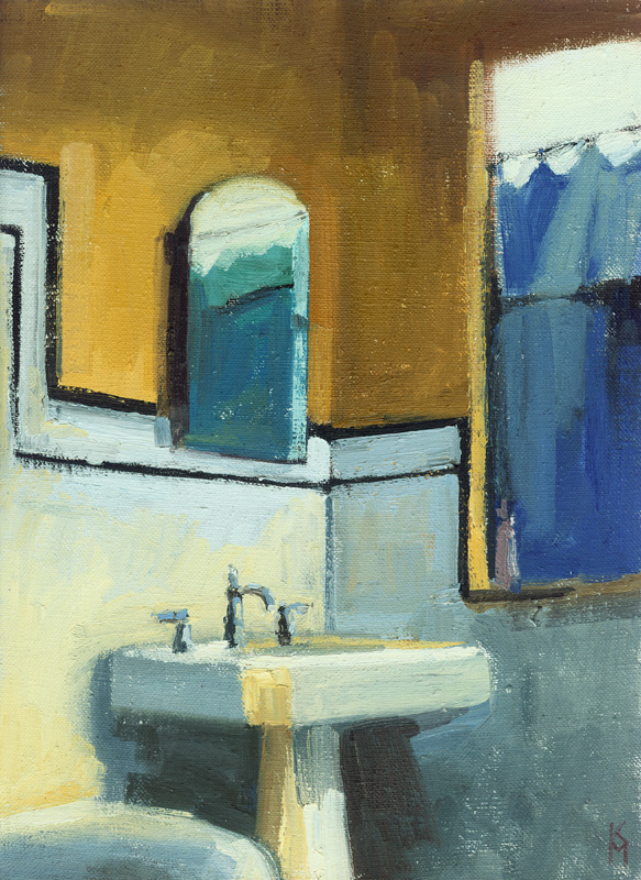 "Pedestal Sink" is copyright  2009 by Kate Kern Mundie. All rights reserved.  Reproduction prohibited.