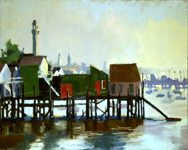 "Provincetown (Captain Jack's Wharf)" is copyright  2009 by Kate Kern Mundie. All rights reserved.  Reproduction prohibited.