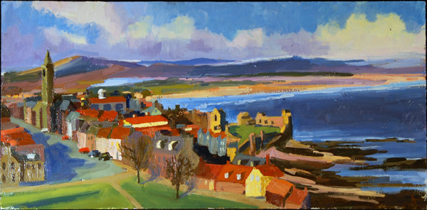 "St. Andrews from St. Rule's Tower" is copyright  2010 by Kate Kern Mundie. All rights reserved.  Reproduction prohibited.