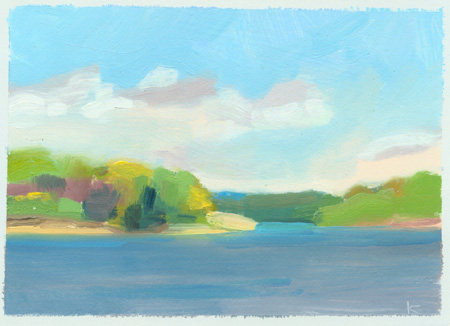 "Delaware River No. 3" is copyright  2005 by Kate Kern Mundie. All rights reserved.  Reproduction prohibited.